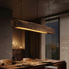 Modern Wooden Beam Pendant Light For Modern Dining Room