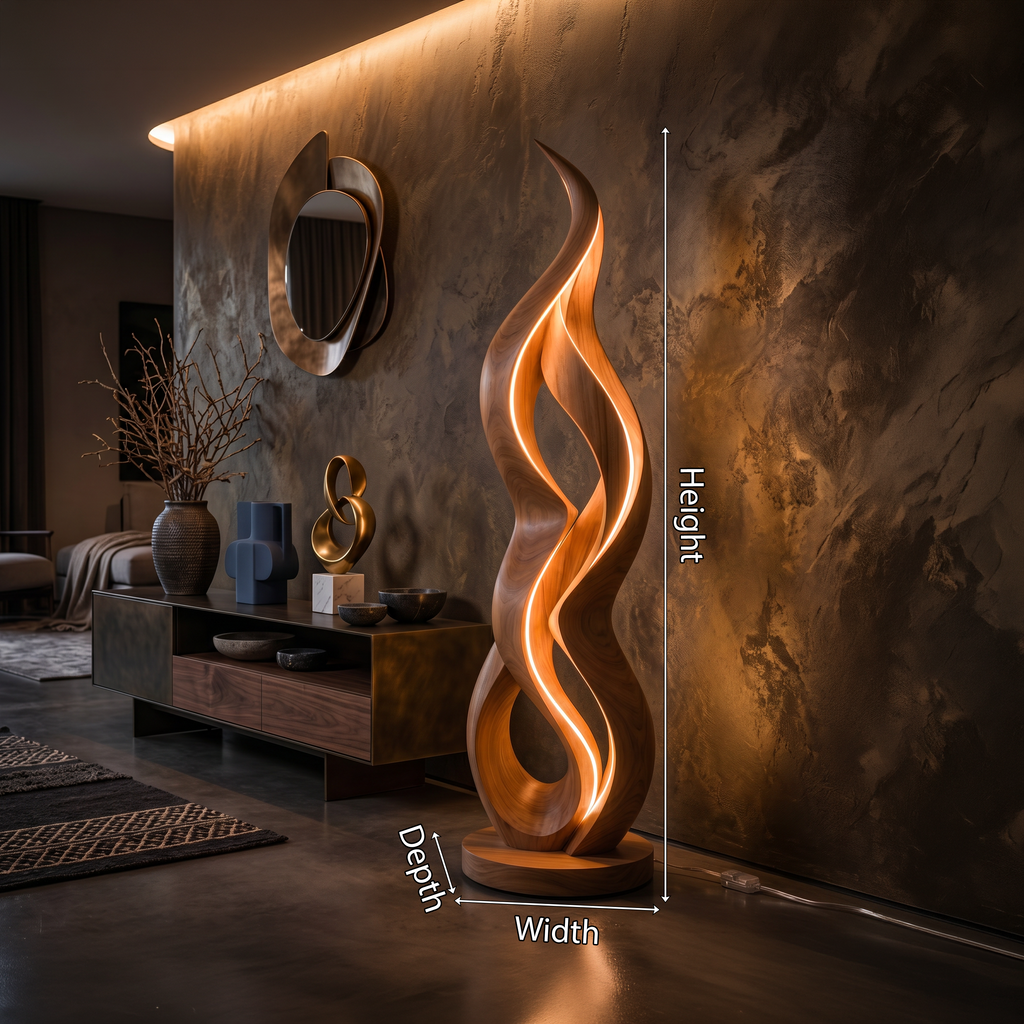 Minimalist Halo Floor Lamp For Modern Interior