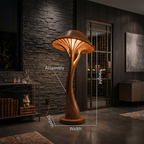 Contemporary Bloom Mushroom Floor Lamp For Living Room