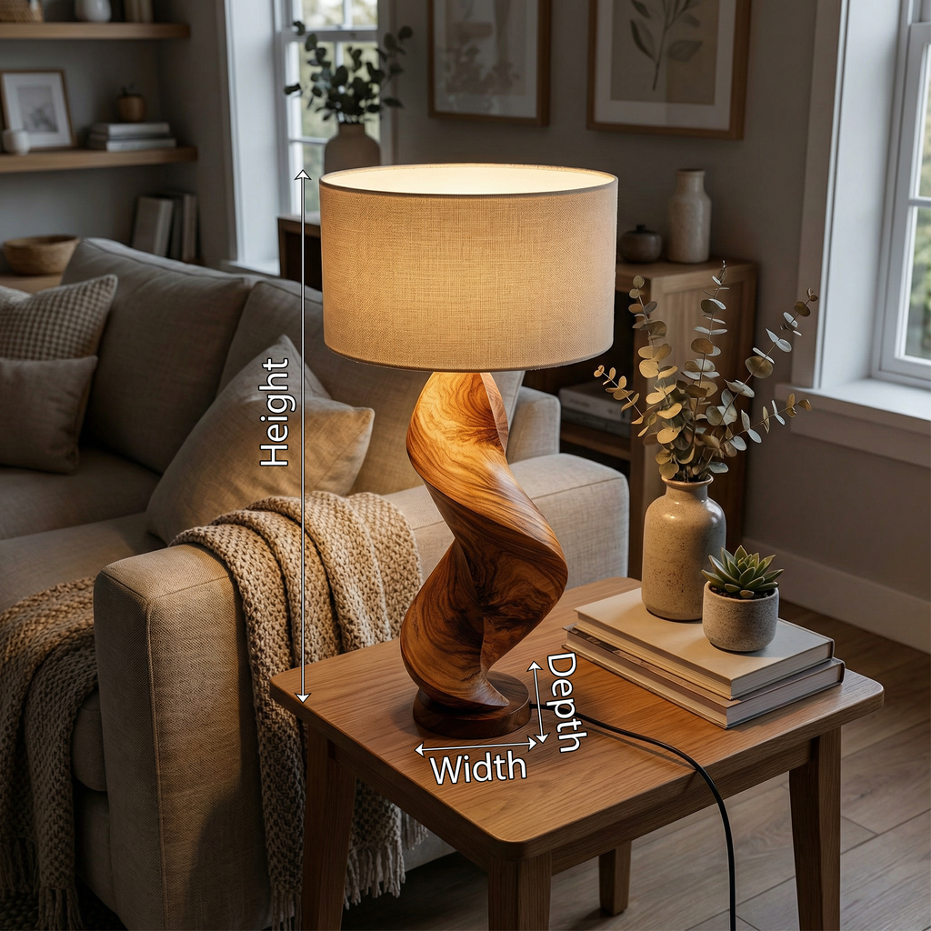 Organic Ambient Lamp Bedroom Living Room Dining Room Corner
