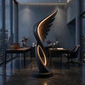 Organic Folding Wing Floor Lamp For Bedroom