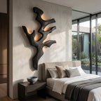 Contemporary Natural Wood Wall Light For Minimalist Bedroom