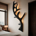 Minimalist Natural Wood Tree Wall Lamp For Bedroom Decor