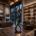 Organic Gentle Wave Floor Lamp For Modern Interior