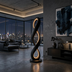 Contemporary Infinity Lamp With Table For Lounge
