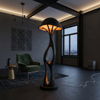 Contemporary Dome Mushroom Floor Lamp For Bedroom