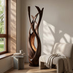 Wooden Floor Lamp For Contemporary Apartment