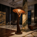 Contemporary Bloom Mushroom Floor Lamp For Living Room