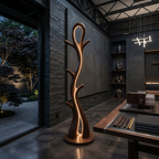 Contemporary Botanical Lamp With Hooks For Lounge