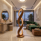 Contemporary Infinity Lamp With Table For Lounge