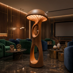 Mid Century Mushroom Floor Lamp For Cozy Corner