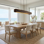 Modern Wooden Beam Pendant Light For Modern Dining Room
