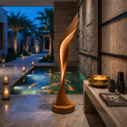 Minimalist Open Wing Floor Lamp For Contemporary Interior