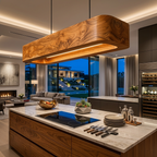 Modern Wooden Pendant Light For Kitchen