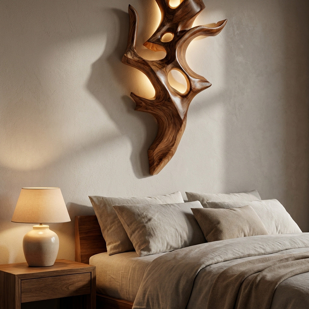 Architectural Wall Light With Integrated LED For Bedroom