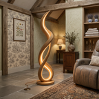 Organic Gentle Wave Floor Lamp For Modern Interior