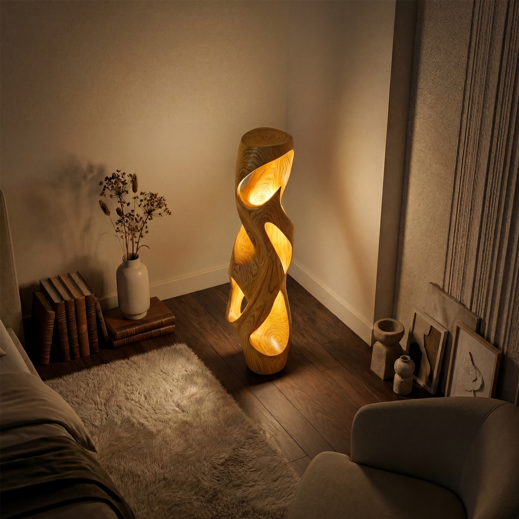 Mid Century Decorative Lamp Entryway Console Bedroom Hallway Corner