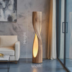 Artistic Twisted Floor Lamp For Bedroom Or Living Room