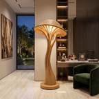 Contemporary Bloom Mushroom Floor Lamp For Living Room