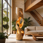 Organic Accent Lamp Living Room Kitchen Dining Room Corner Space