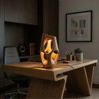 Rustic Decorative Table Lamp Cozy Bedroom Dining Room Corner Space