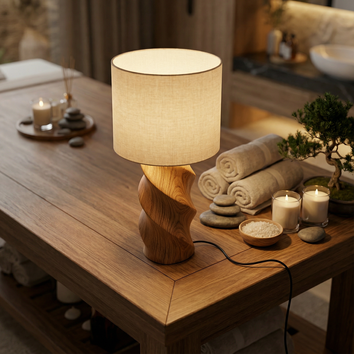 Mid Century Accent Lamp Living Room Bedroom Apartment Corner Space