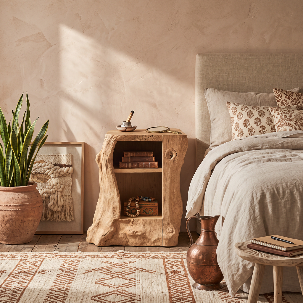 Handcrafted Side Cabinet For Bedroom Decor Ideas