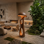 Mid Century Mushroom Floor Lamp For Cozy Corner
