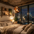Japandi Accent Lamp Bedroom Nightstand Minimal Living Room Studio