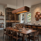 Modern Wooden Pendant Light For Kitchen