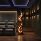 Contemporary Wave Lamp With Table For Living Room