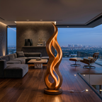 Minimalist Halo Floor Lamp For Modern Interior
