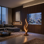 Modern Flow Curve Lamp For Bedroom Corner