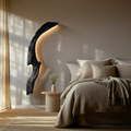Minimalist Organic Wall Light For Bedroom Or Hallway Decor
