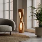 Modern Organic Sculptural Floor Lamp For Bedroom Decor