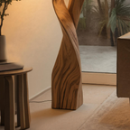 Modern Twisted Floor Lamp For Bedroom Or Living Room