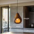 Artistic Pendant Light Carved Handmade For Living Room