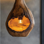 Minimalist Organic Pendant Light For Kitchen Island Or Entryway