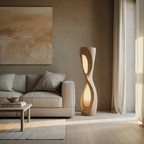 Modern Organic Sculptural Floor Lamp For Bedroom Decor