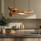 Modern Rustic Pendant Light With Tree Branch Design For Living Room Or Dining