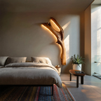 Contemporary Wall Sconce With Two Branch Design For Bedroom