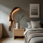 Minimalist Organic Wall Light For Bedroom Or Hallway Decor