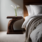 Organic Sculptural Nightstand For Bedroom Or Home Interior