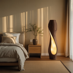 Organic Sculptural Floor Lamp For Living Room Decor
